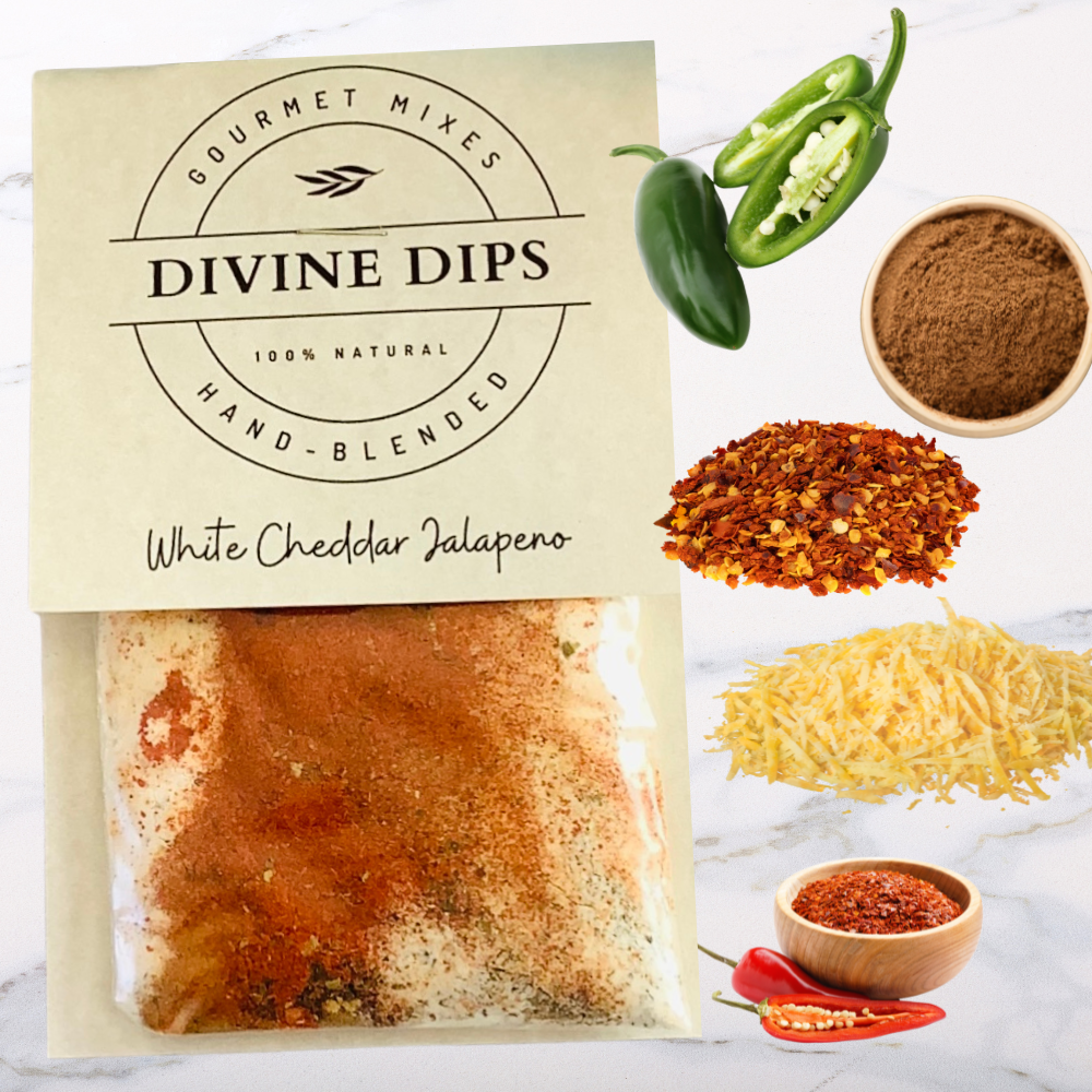 White Cheddar Jalapeno Seasoning Dip Mix & Cheeseball