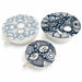 An adorable trio of Cotton Dish Covers by Halo Dish Covers, perfect for those who want their dishes to look cute while being sustainable!