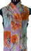 Victorian Hydrangea 2.0 - Brighter and More Vibrant cotton scarf by Nina J, limited-edition wearable art inspired by nature