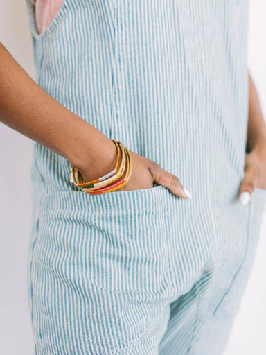 colorful Wrapped Square Bangles