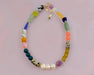 Multi Colored Colored Pearl Beaded Necklace