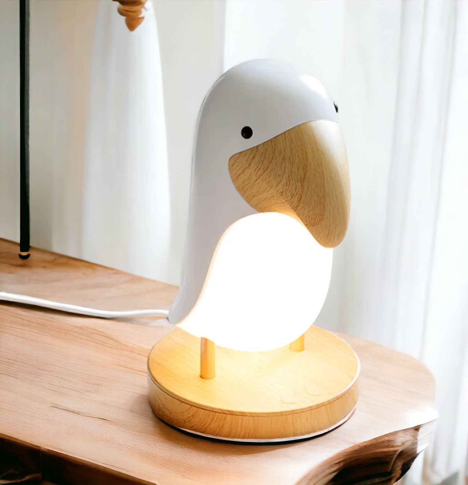 USB Rechargeable Toucan Bird LED Night Light | Table Lamp