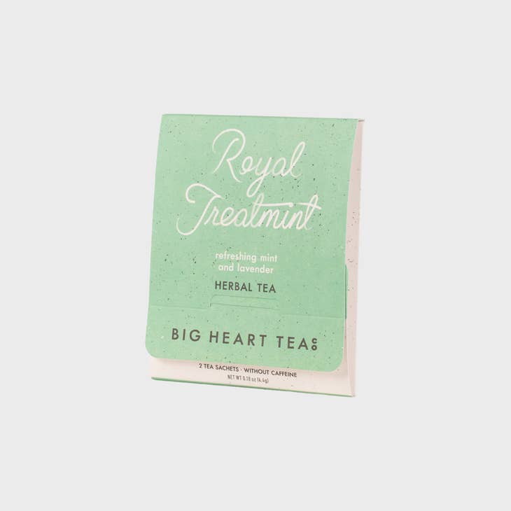Royal Treatment mint and lavender Herbal Tea Big Heart tea