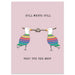 Gull meets Gull they tie the know Greeting Card