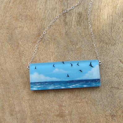 The Sea Painted Necklace