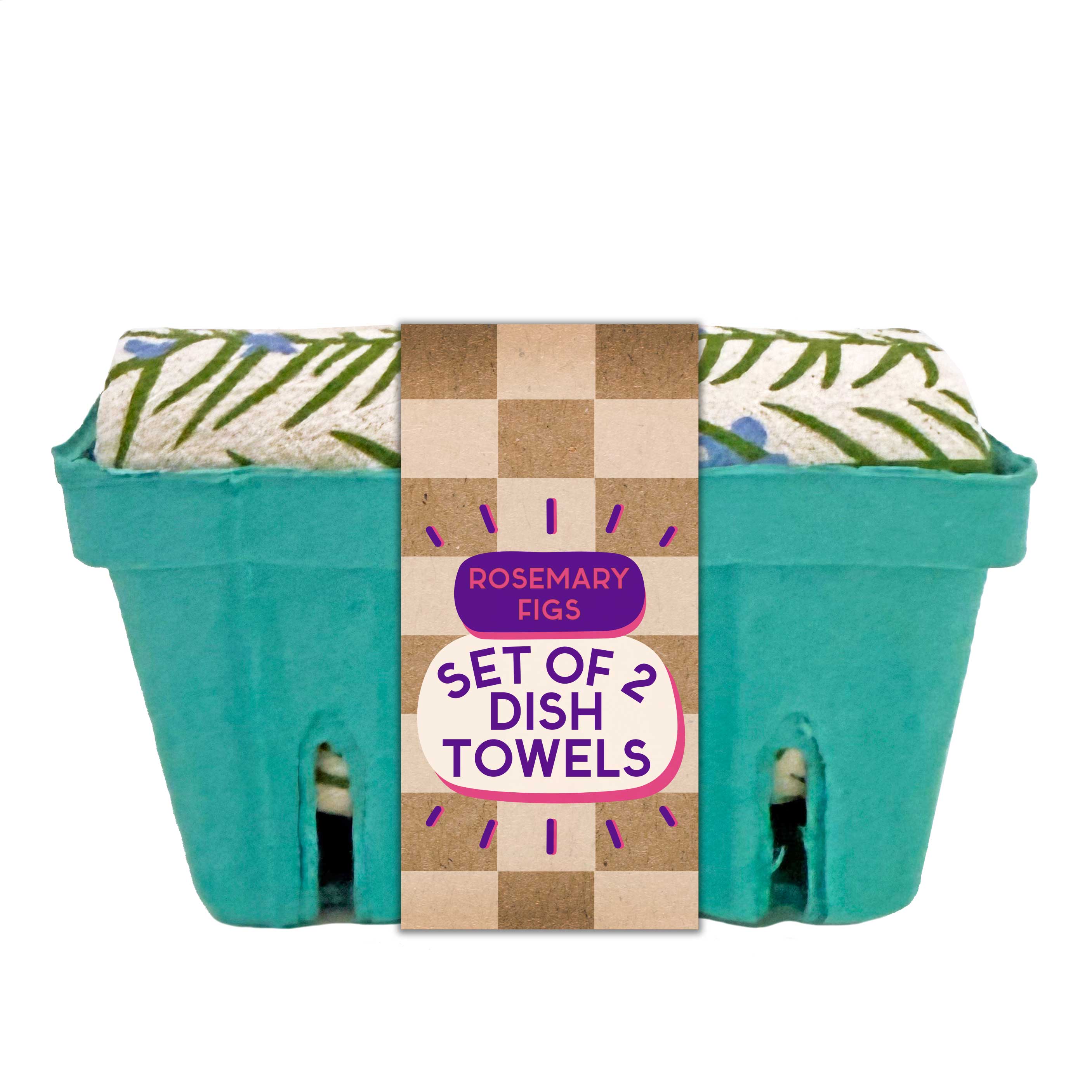 Rosemary & Fig (Rosemary, Fig) Tea Towels - Set of 2