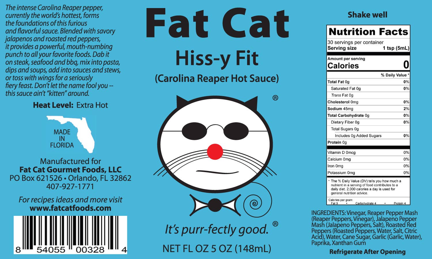 Fat Cat Hot Sauces