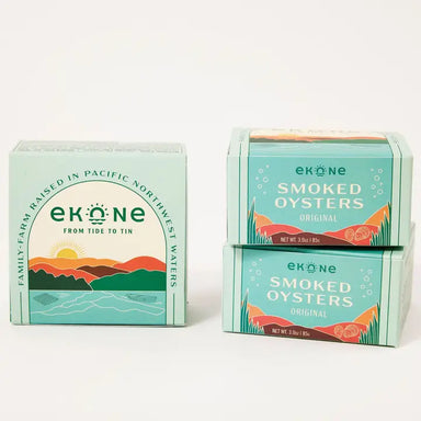 Ekone from tide to tin smoked oysters