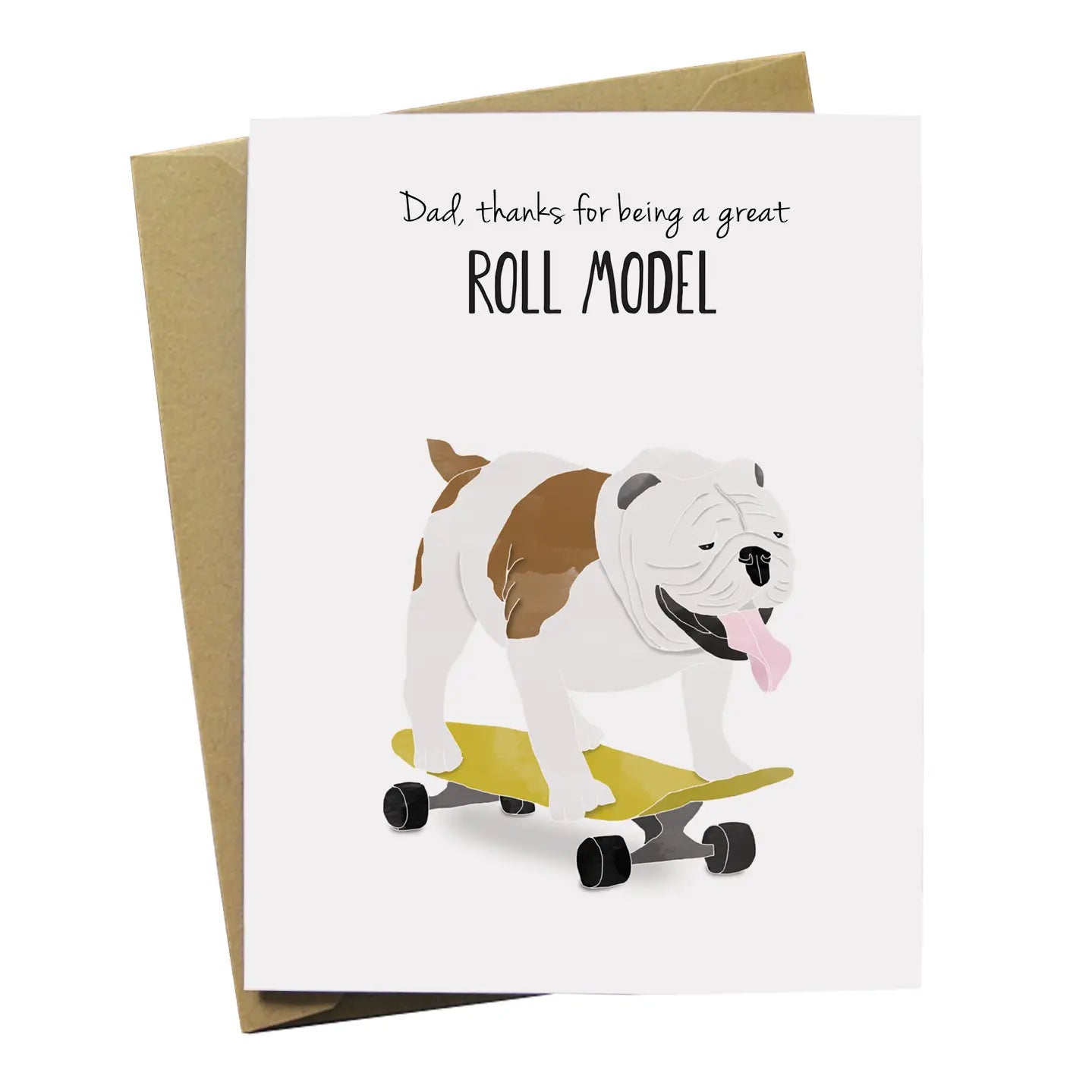 Whimsical design Father's Day Card from the Father's Day Card Collection ideal for celebrating RAD DADs in a fun way.