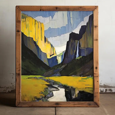 Yosemite valley framed print