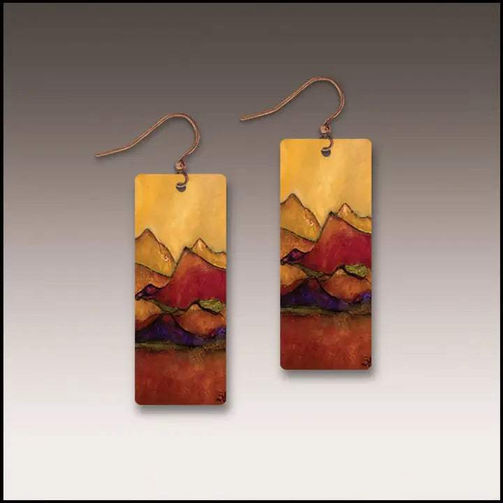 Abstract Rectangle Earrings