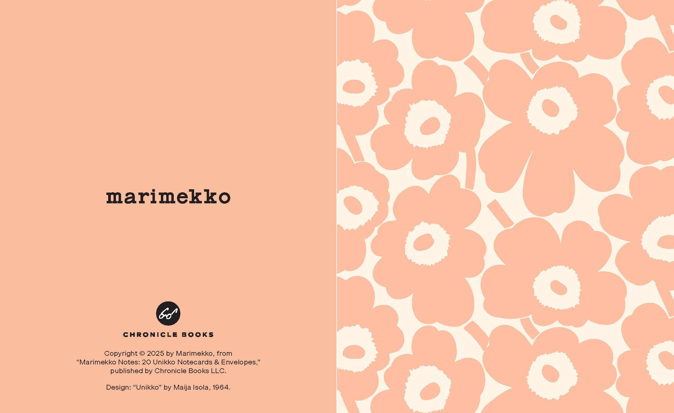 Marimekko Notecards and Envelopes Light Pink