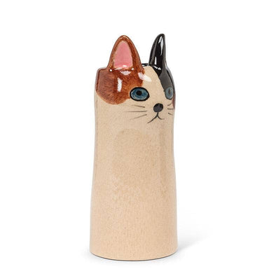 Skinny Cat ceramic Vase