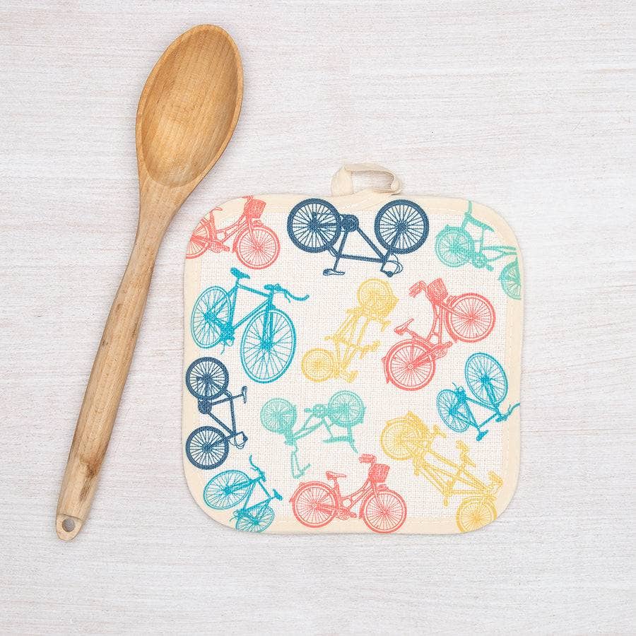 Bicycle Potholder - Heat Resistant, Machine Washable with Unique Design