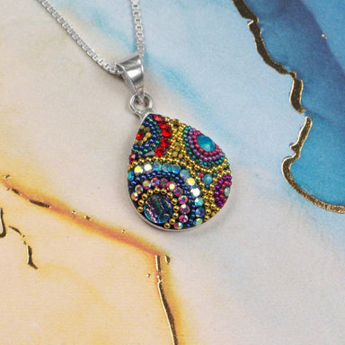 Elegant Dew Drop Pendant highlighting its unique shape and perfect for everyday wear.