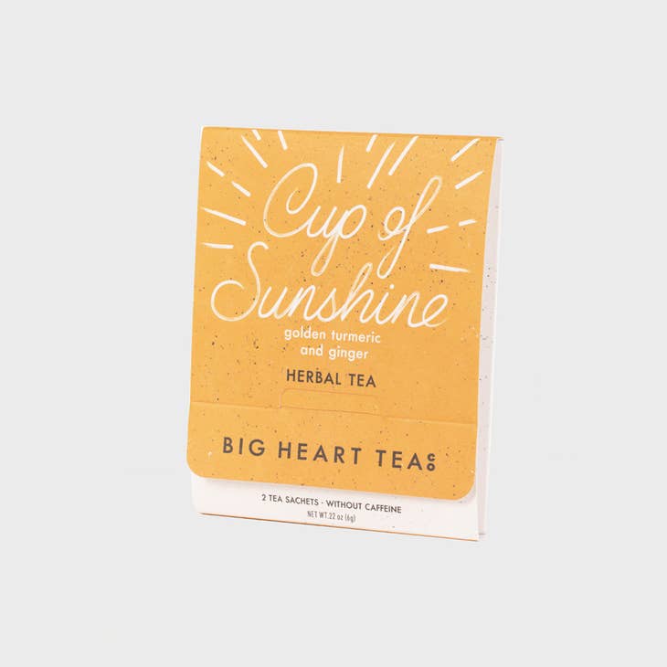 Cup of sunshine Herbal Tea Big Heart tea