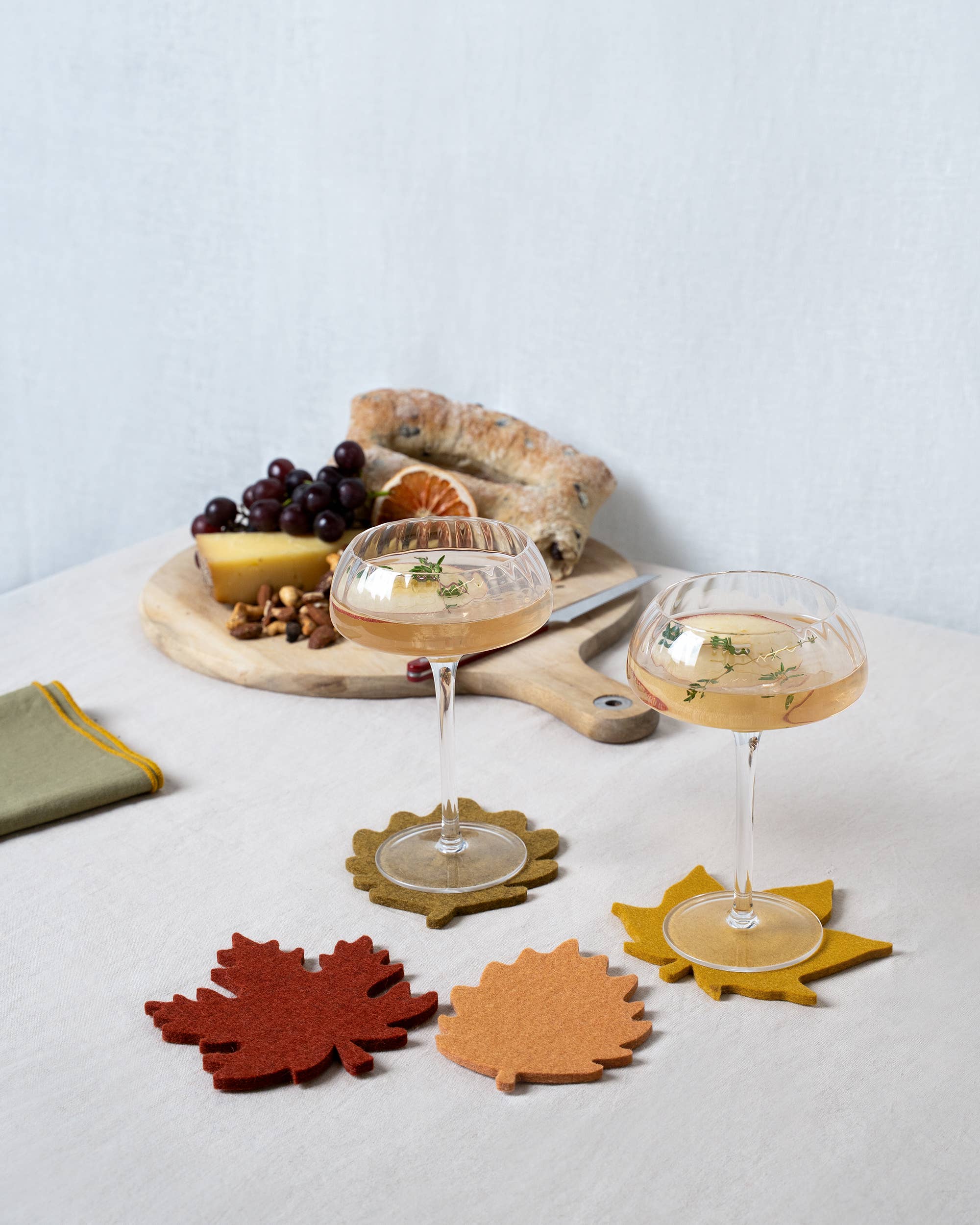 Autumn Leaf Coaster | Set of 4 Multicolor