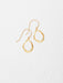 Nina Earrings by Holly Yashi - 18K gold-plated hoops that make you feel like a superstar, even if your cat thinks otherwise.