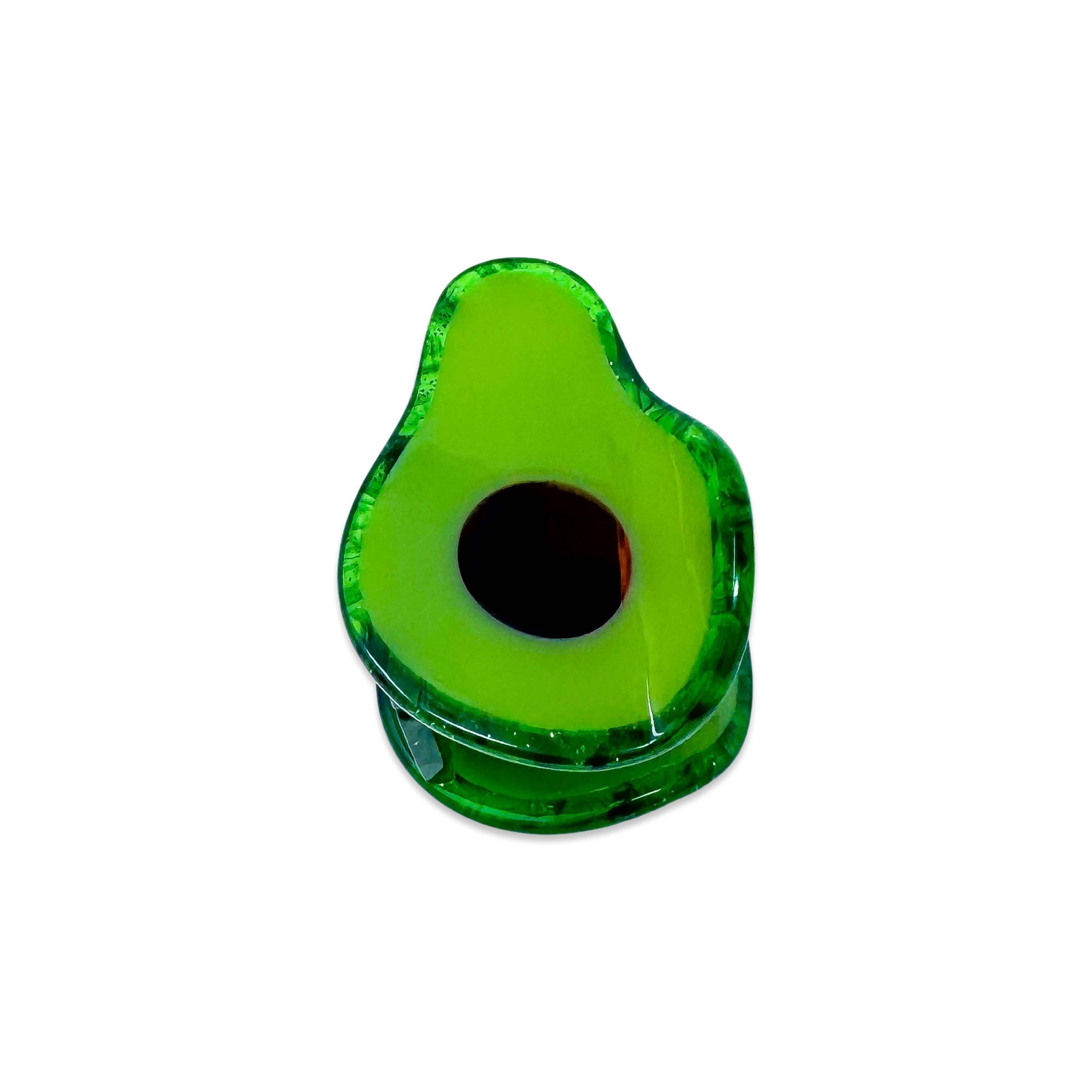 mini avocado hair clip