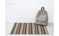 Chilewich even stripe rug Mocha