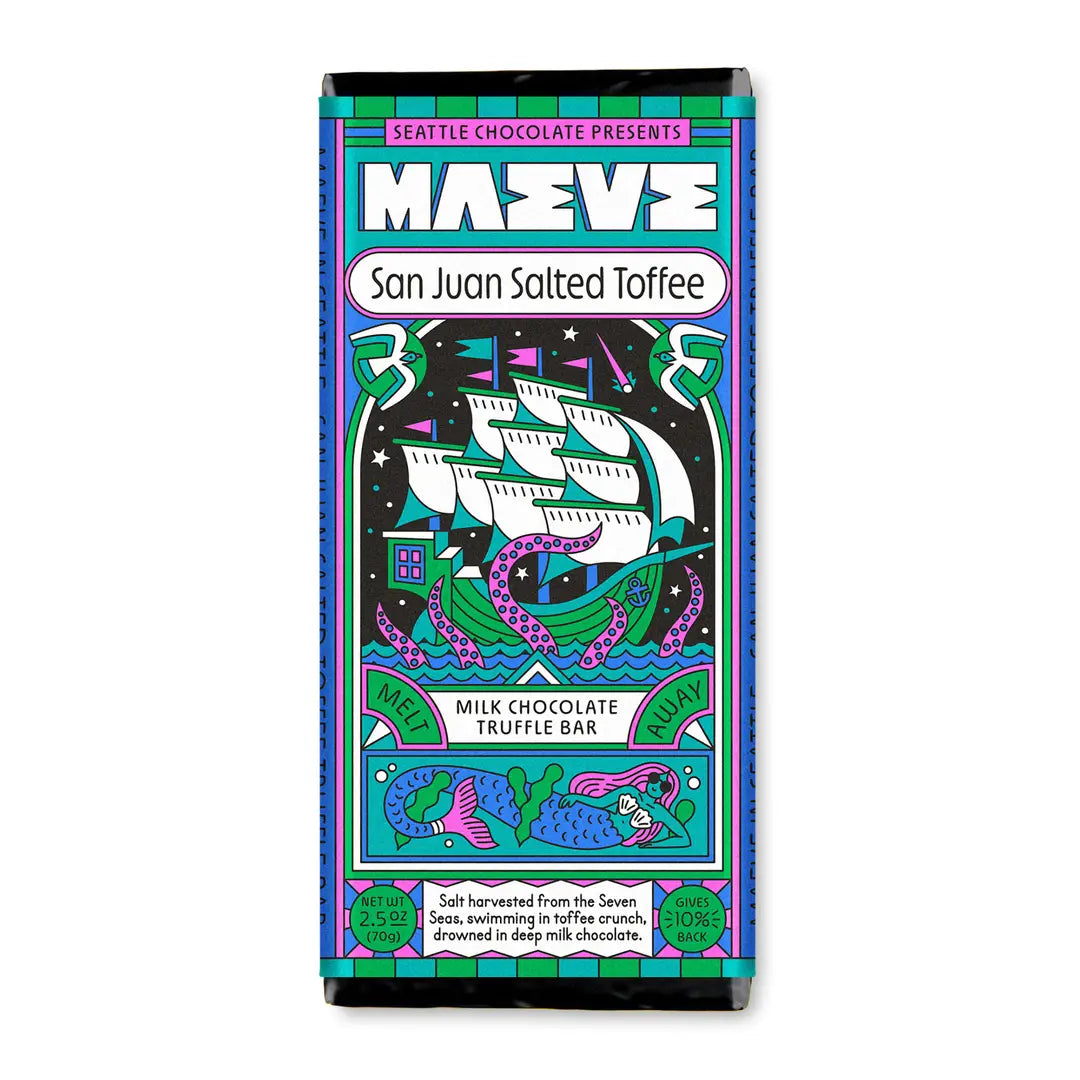 Seattle Chocolates Maeve Truffle Bars | Assorted Flavors