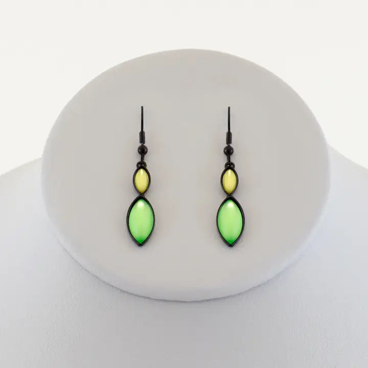 Double Marquis Drop Earrings