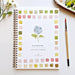 Flowers watercolor workbook showcasing vibrant floral designs with easy outlines for beginners.