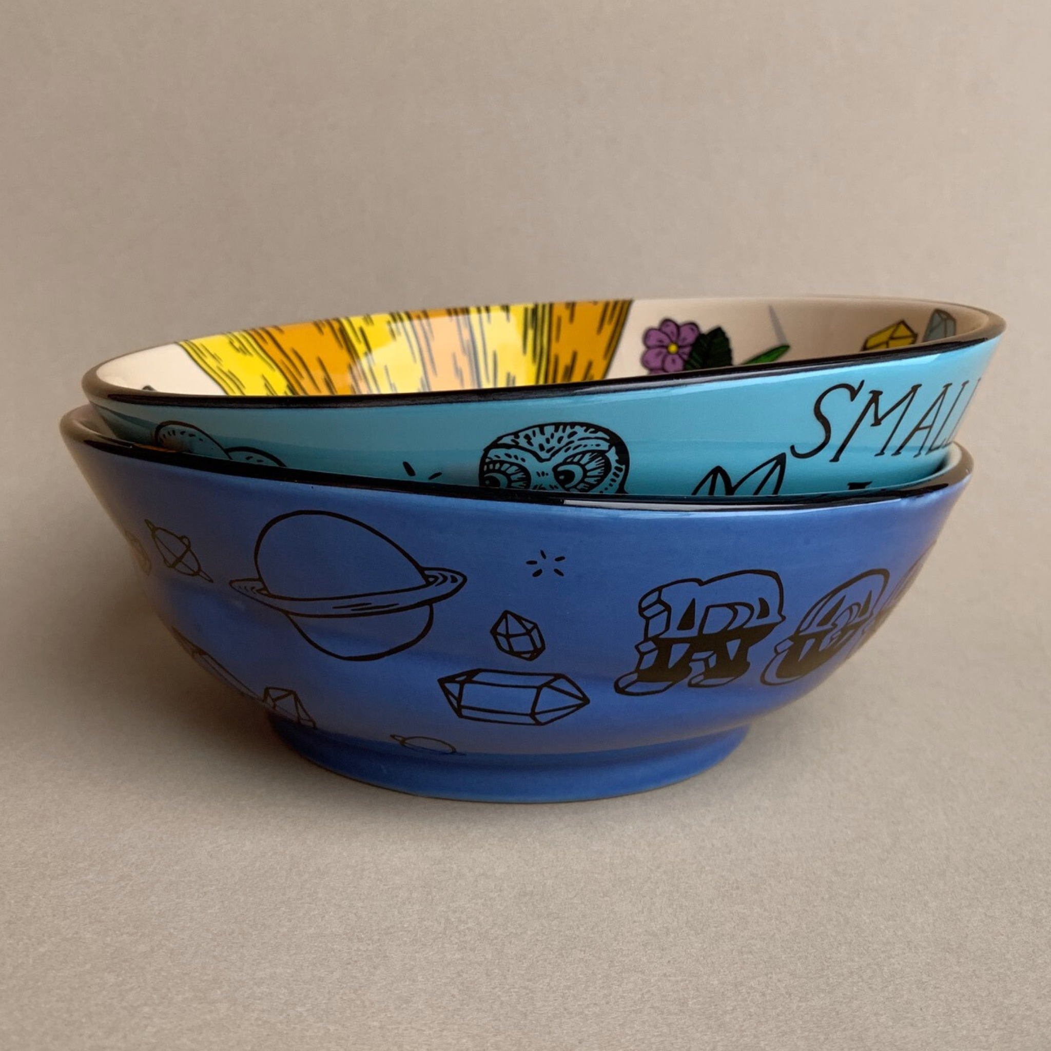 Rocket Chicken - Ceramic Noodle Bowl