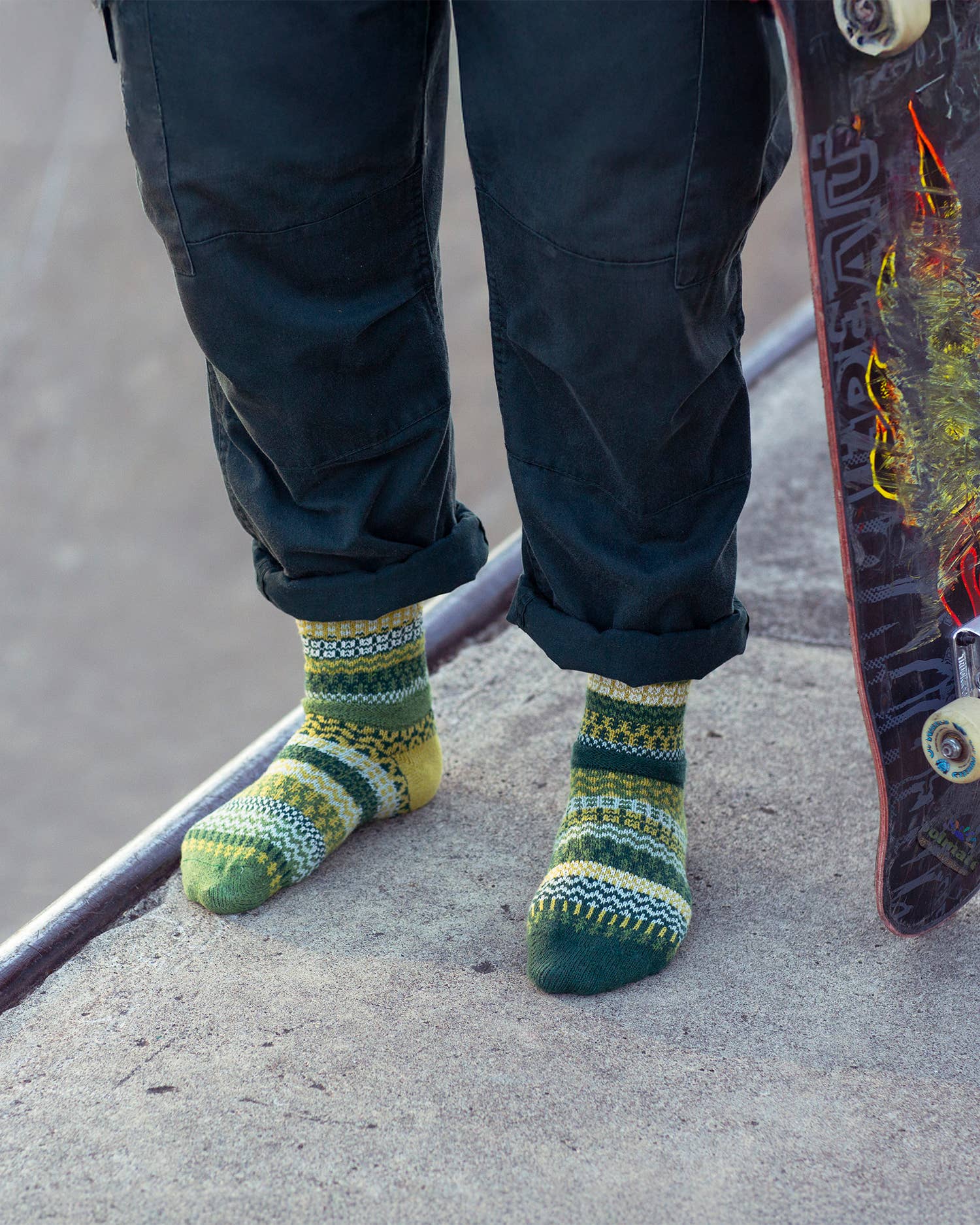 Fiddlehead Crew Socks