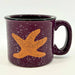 orange starfish purple ceramic mug