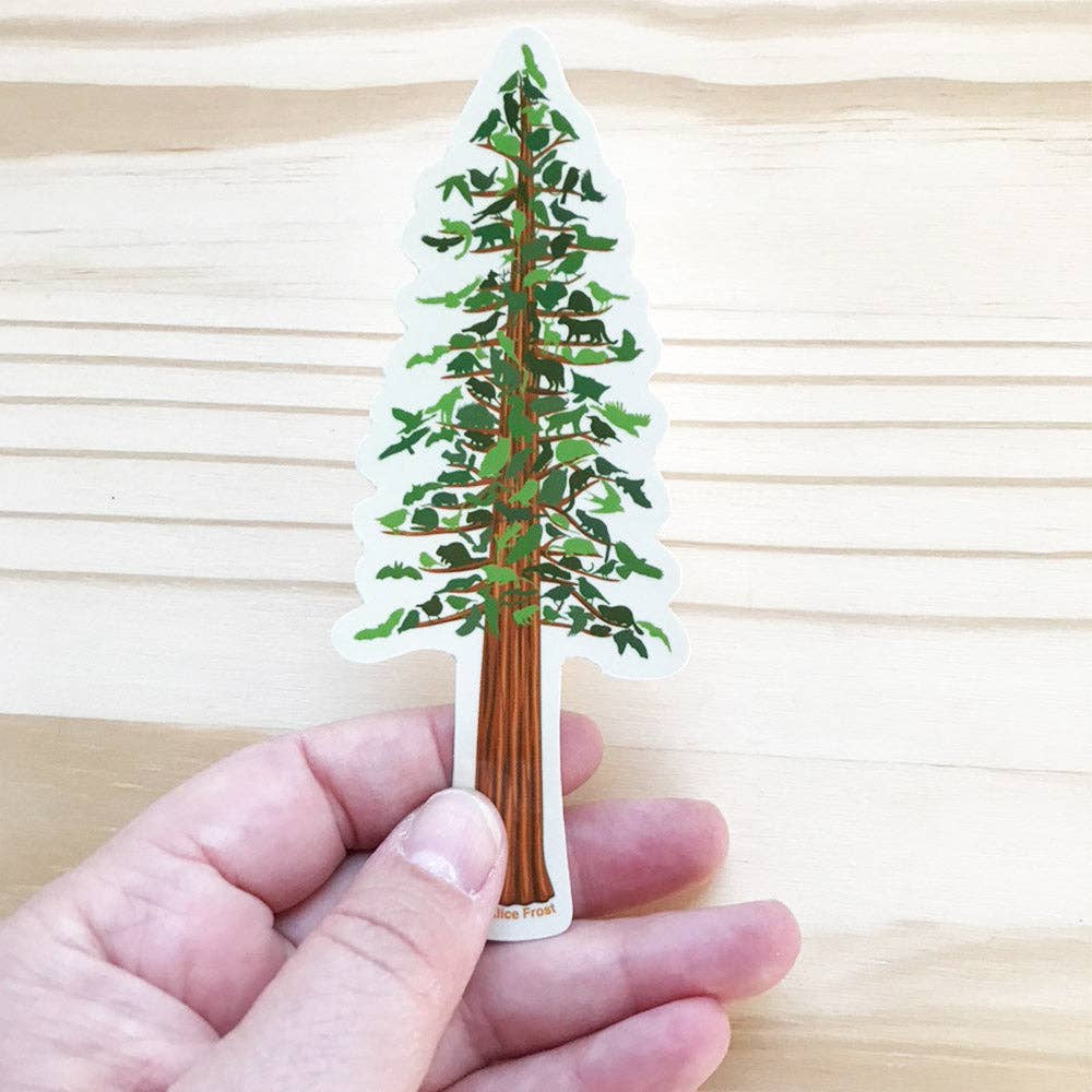 Redwood Tree sticker