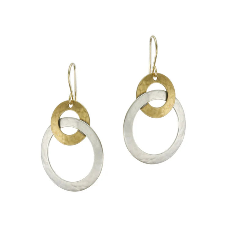Intertwined Ring Earrings