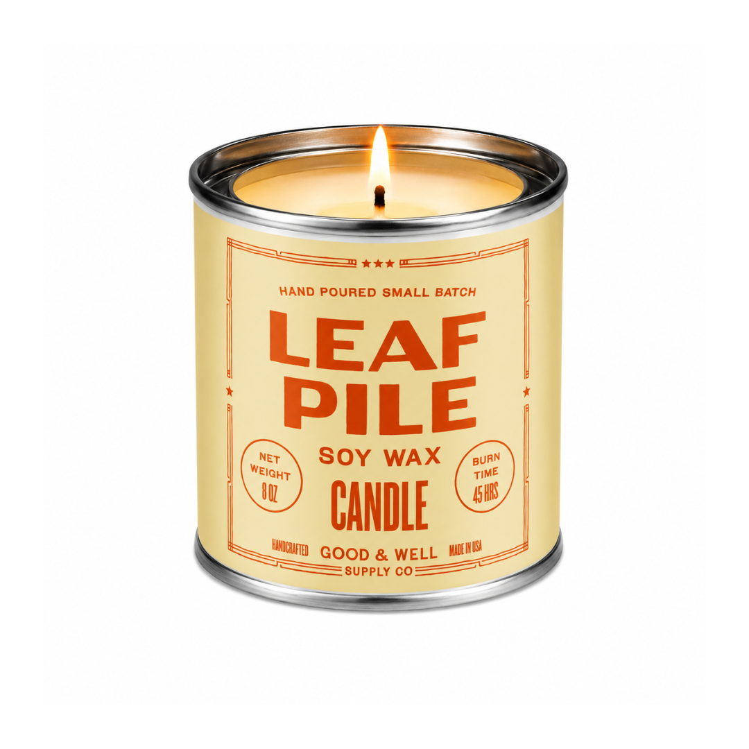 Leaf Pile Soy Candle - Fall Collection
