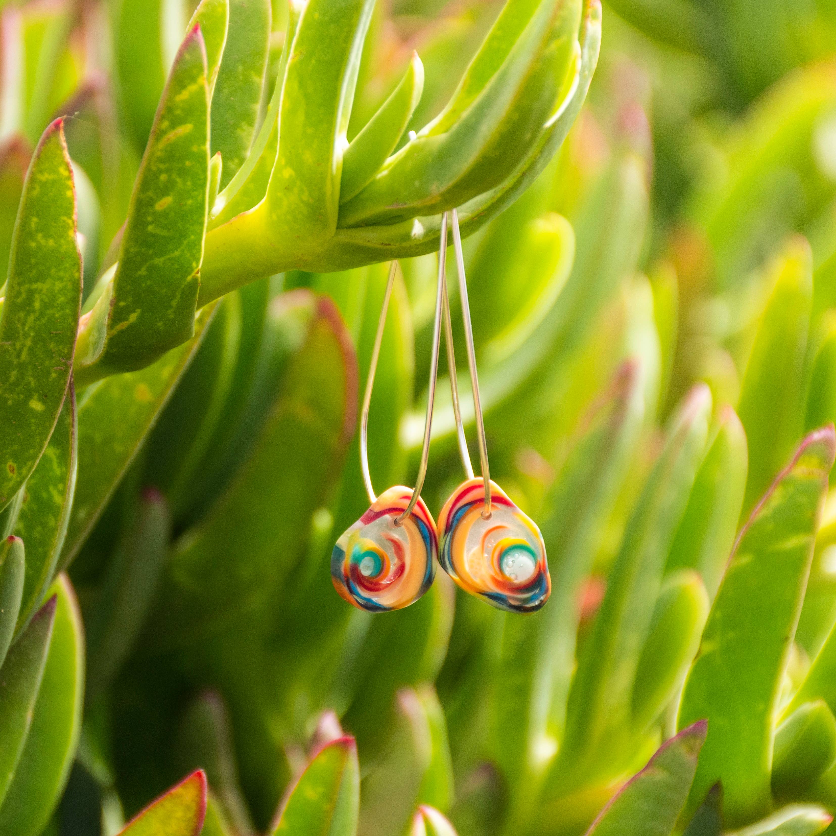 Surf Gems Teardrop Hoops