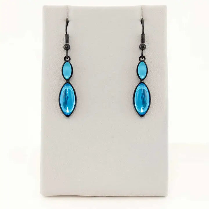 Double Marquis Drop Earrings