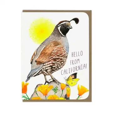 Hello from California Greeting Card