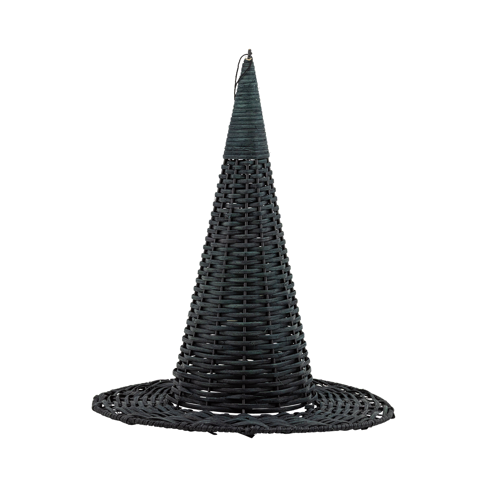 Natural Rattan Witch Hat