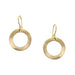 Small Back to Back Hoop Wire Earrings by Marjorie Baer, handcrafted jewelry made in California