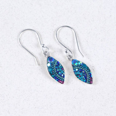 Crystal & Silver Petite Seed Earrings, delicately crafted with hand-finished details, showcasing botanical elegance ideal for layering or solo wear.