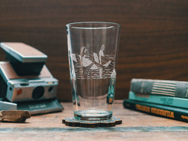 Surfers Pint Glass