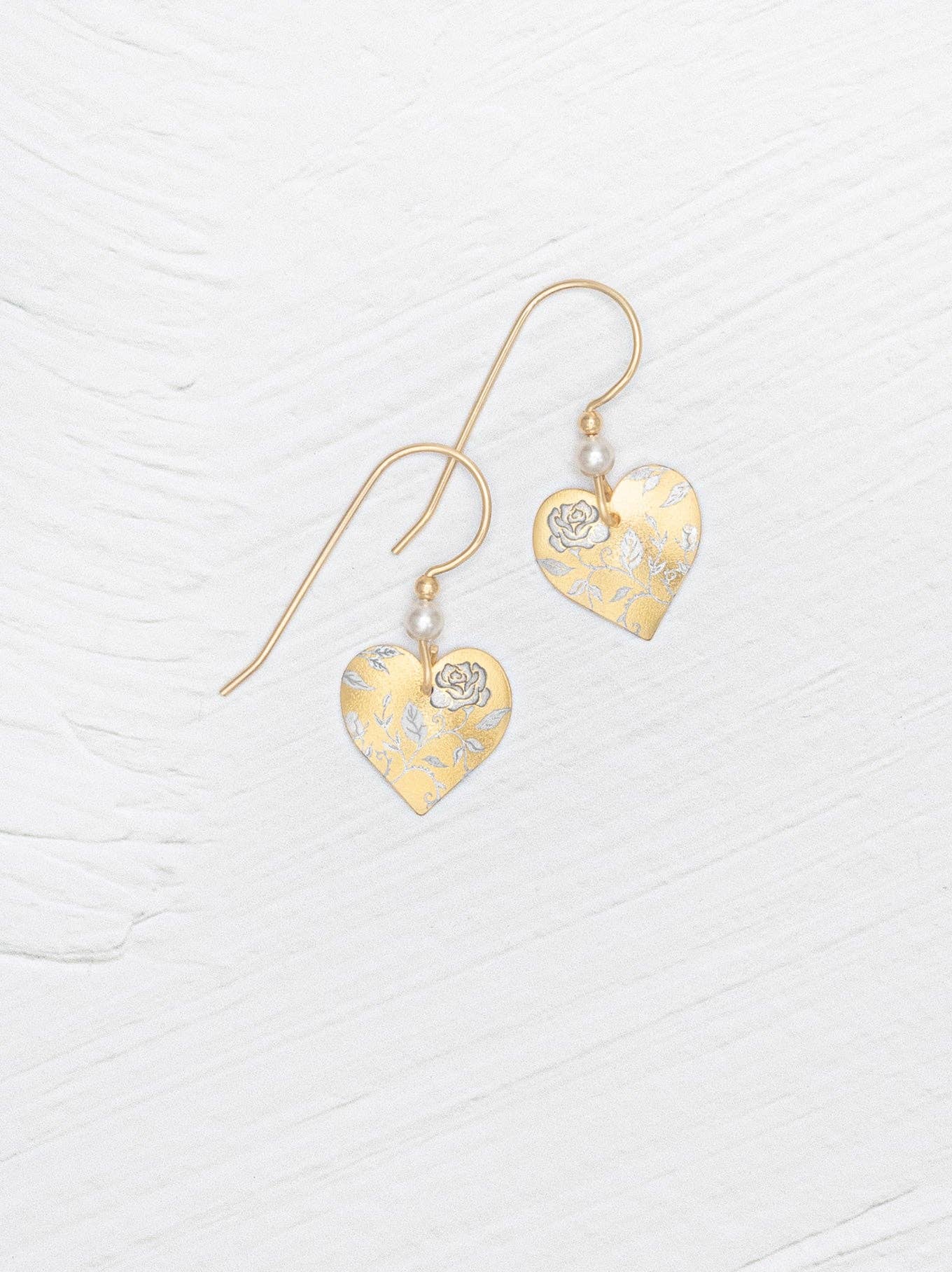 Budding Heart Earrings