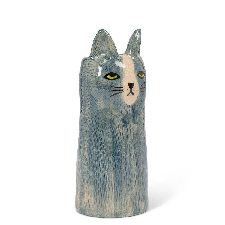 Skinny Cat ceramic Vase