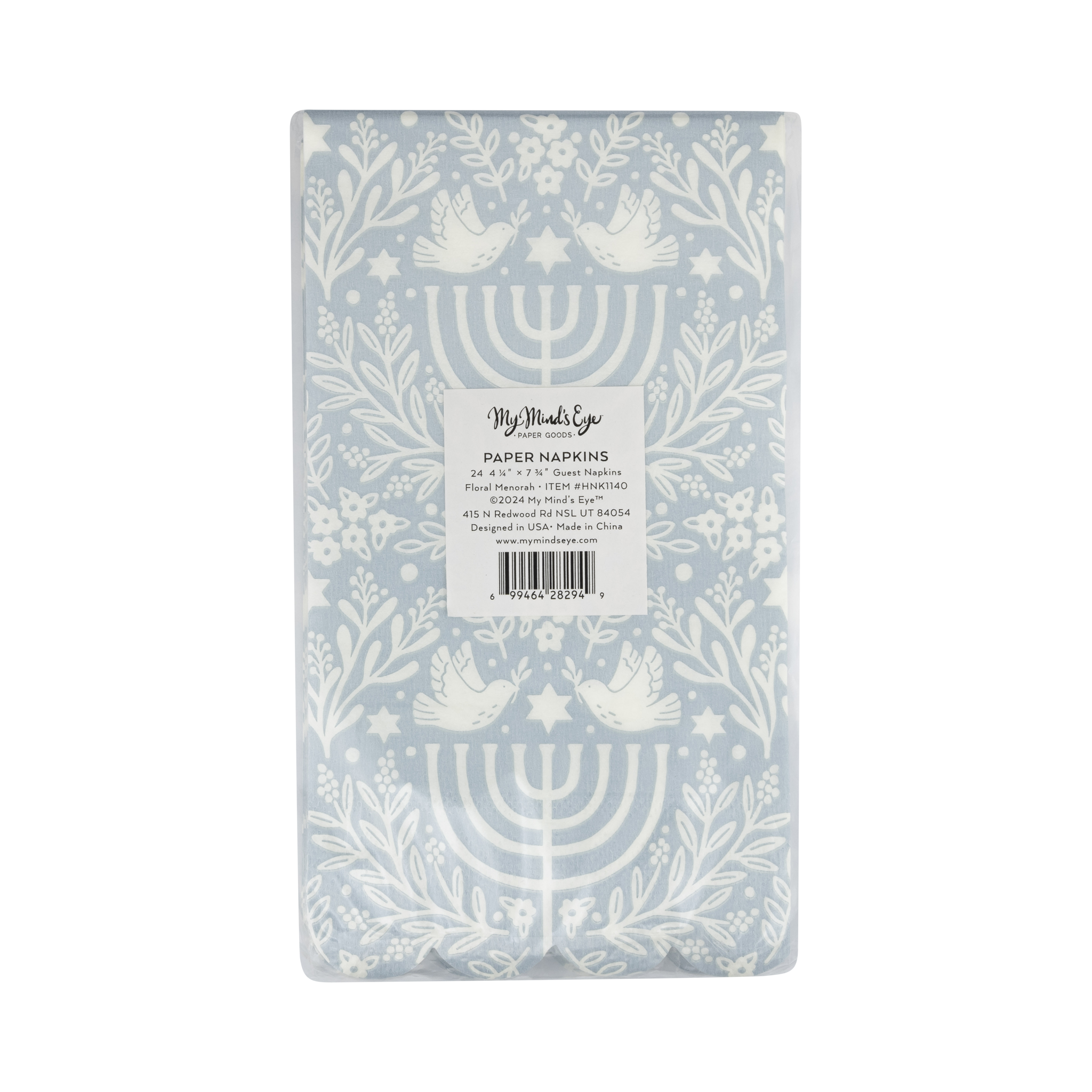 Menorah Dinner Napkin