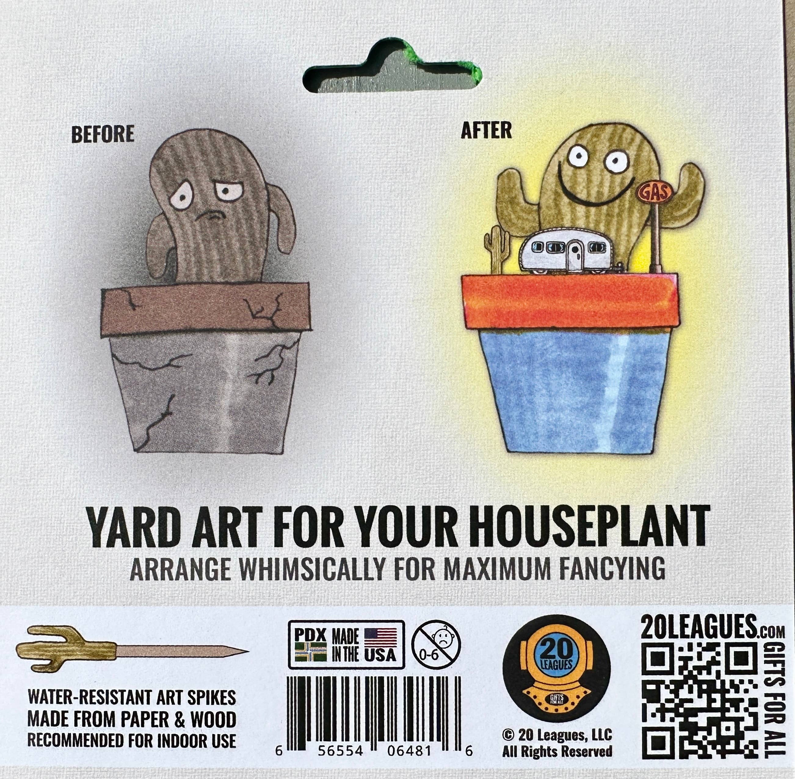 yard art for your houseplant