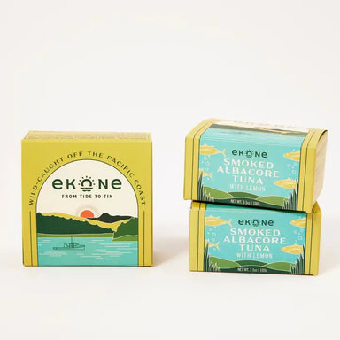 Ekone from tide to tin smoked albacore tuna with lemon