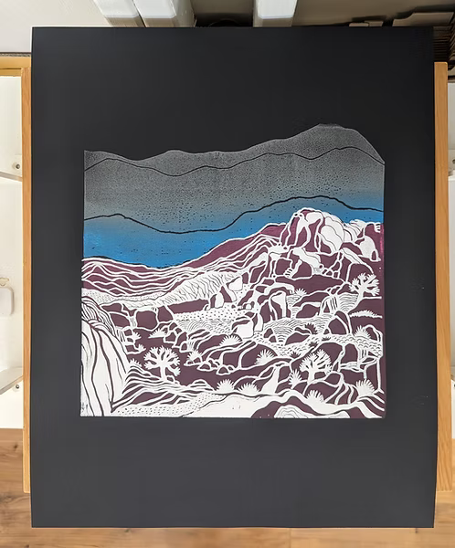 Jumbo Rock | Linoprint