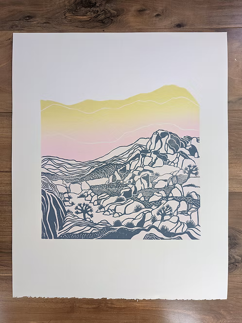 Jumbo Rock | Linoprint