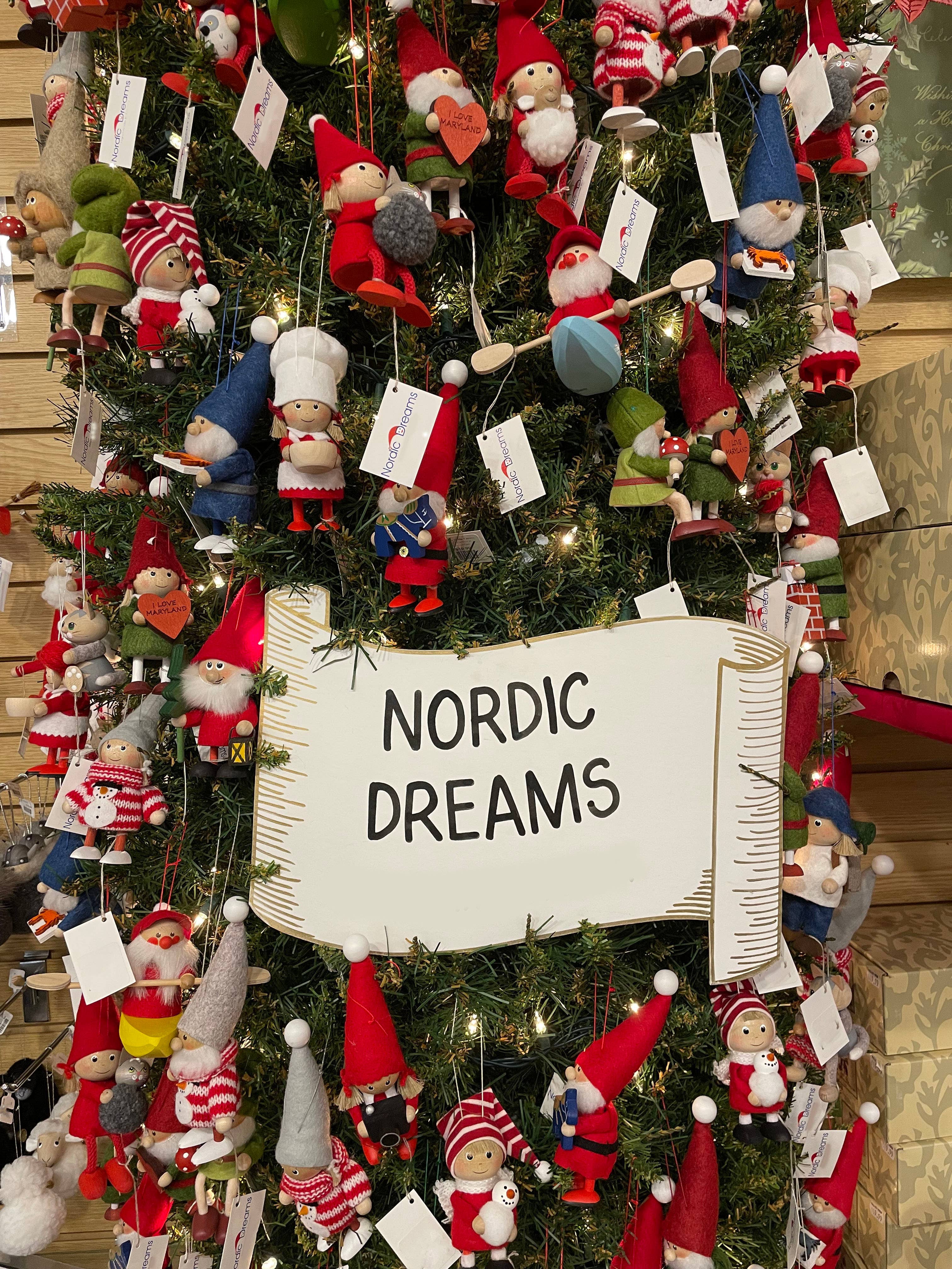 Nordic dreams gnome ornaments