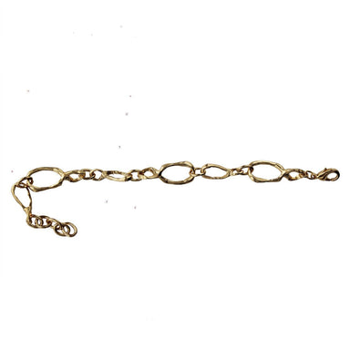 gold link bracelet