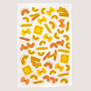 macaroni tea towel